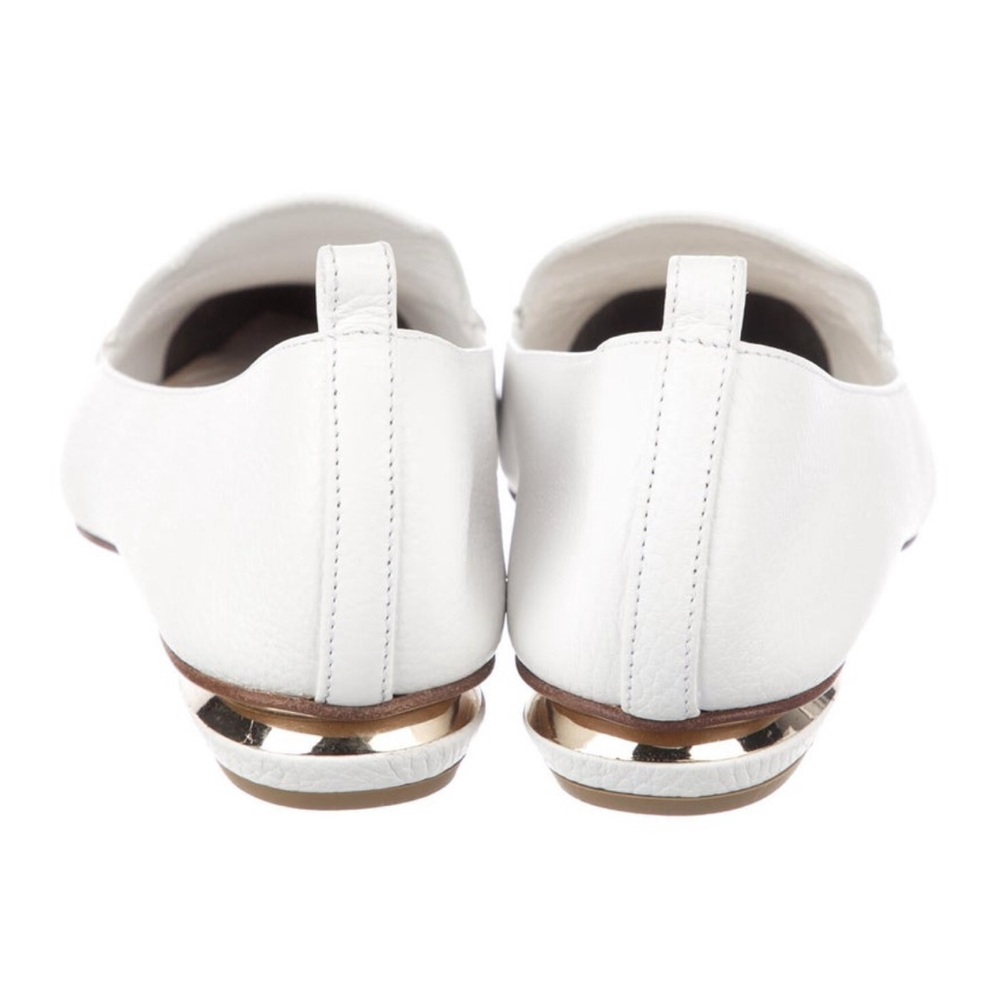 PRISTINE CONDITION BNIB Nicholas Kirkwood Beya White Loafers Leather Flats 41 11 - Picture 5 of 6